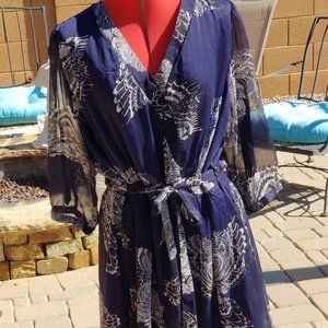 NWT!🌻JOY ENVYLAND BEAUTIFUL SHEER SPRING DRESS